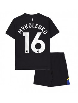 Everton Vitaliy Mykolenko #16 Dječji Rezervni Dres kompleti 2025-26 Kratak Rukavima (+ kratke hlače)